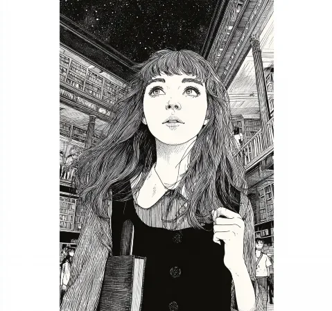 科幻漫画《轨道之外》封面